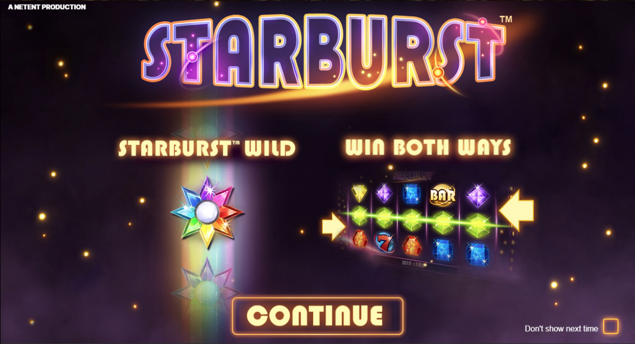 Starburst Machine à sous